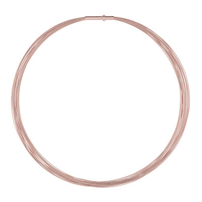 Ernstes Design Drahtseil Kette vergoldet DS20C.RG 20-fach Clic-Verschluss Halske