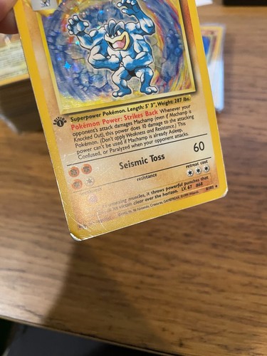 1st Edition Machamp (8/102) Holo Base Set Pokemon Card! FAST & FREE P&P! - Picture 105 of 173