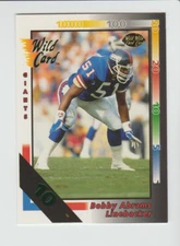 1992 Wild Card 10 Stripe #422 Bobby Adams RC, MIchigan Wolverines