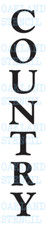 COUNTRY STENCIL Vertical 5x24 6x36 8x48 or 10x60 for Painting Sign Walls Kitchen