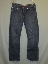 Levis 514 18 Reg 29x29 actual Slim Straight Dark Wash Jeans Red Tab Excellent