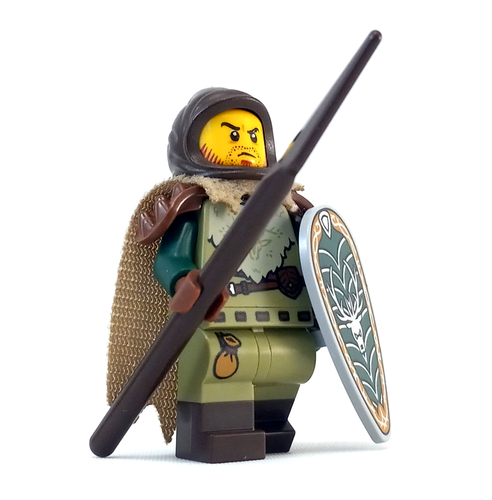 LEGO Castle Dark Forestmen Minifigure Rogue Stag Knight BAM Forestman Ranger - Picture 3 of 10