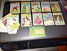 1977 Topps Baseball Cards Singles You Choose