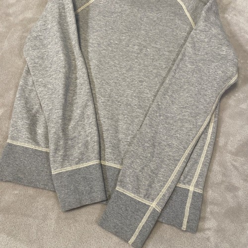 Standard James Perse Sweatshirt Women’s Size 4 Heather Gray 100% Cotton USA - Picture 16 of 16