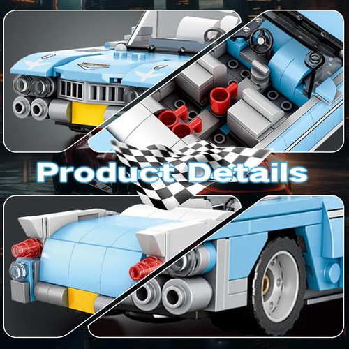 329PCS MOC Roadster Car Building Block Creative City Vehicle Diy Car Model Brick - Picture 3 of 6