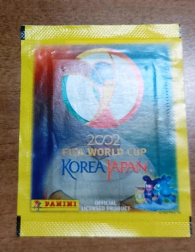 FIGURINE CALCIATORI PANINI  1 BUSTINA PIENA INTEGRA MONDIALE KOREA-JAPAN 2002
