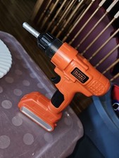 Pretend Black  Decker Play Power Drill Electronic Kids Construction Toy WORKS