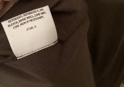 NWT Eileen Fisher Crew Neck Long Sleeve Top Gray Stretch 100% Silk Jersey 3X - Picture 7 of 8