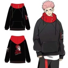 Jujutsu Kaisen Itadori Yuji Anime Cosplay Costume Sweatshirt Pullover Clothe