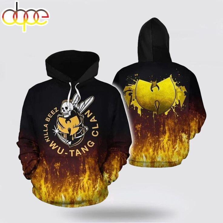 Wu Tang Clan Hoodie 3D All Over Print For Men And Women Hip Hop 3D Hoodie