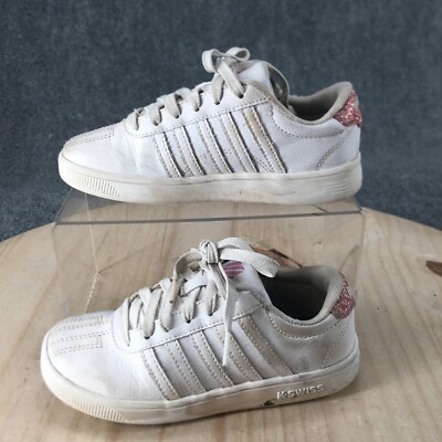 K Swiss Shoes Youth Children 1 Low Top Casual Sneakers 55612-175-M