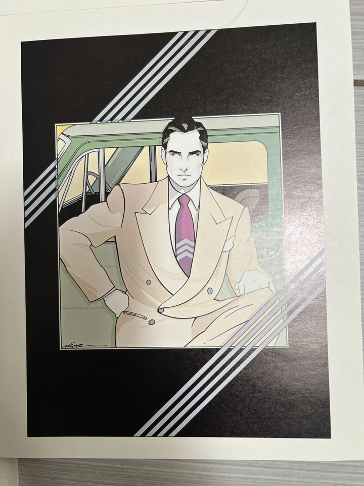 Patrick Nagel's "ITT Cannon" the "Deco Suite" finales de los 70 4 impresiones paquetes originales Foto 3 de 4