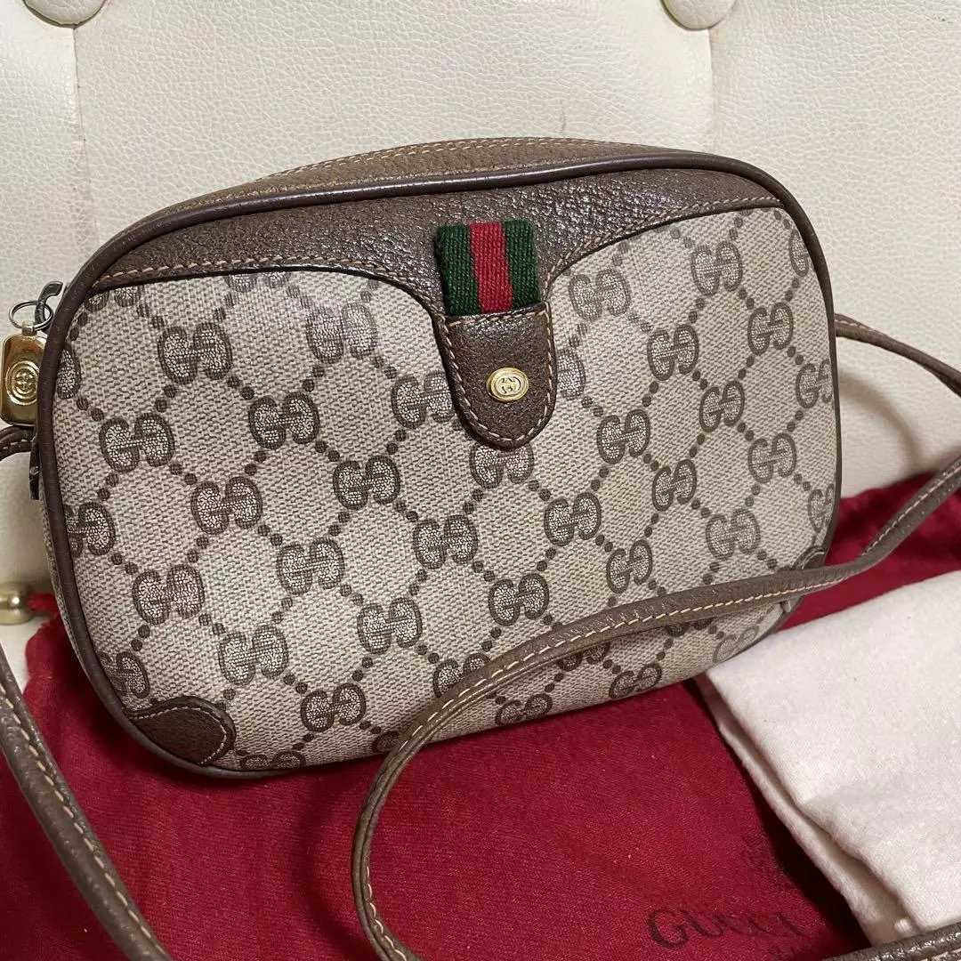 Très bon état, accessoires inclus, GUCCI, ancien mini sac Gucci Sherry Line