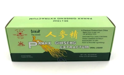 PINE BRAND PANAX GINSENG EXTRACTUM ORAL LIQUID Health Stamina Wellbeing 30 x10ml