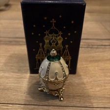 Faberge glass egg “Garden of passion” with original box 