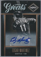 2012 Limited EDGAR MARTINEZ Auto SSP #72/250!!! Mariners HOF