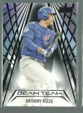 2018 Stadium Club Beam Team Black #BTAR Anthony Rizzo 07/99 (ref 81923)