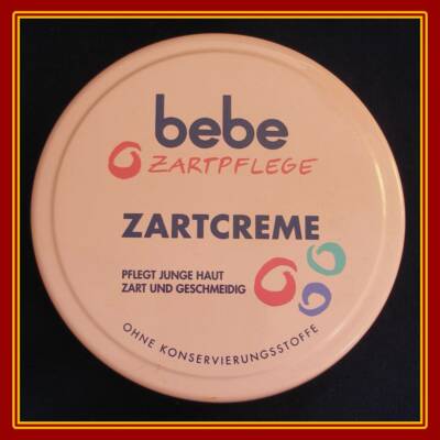 Blechdose,alte bebe Dose,Cremedose,Johnson & Johnson,1999, MHD 9/2001