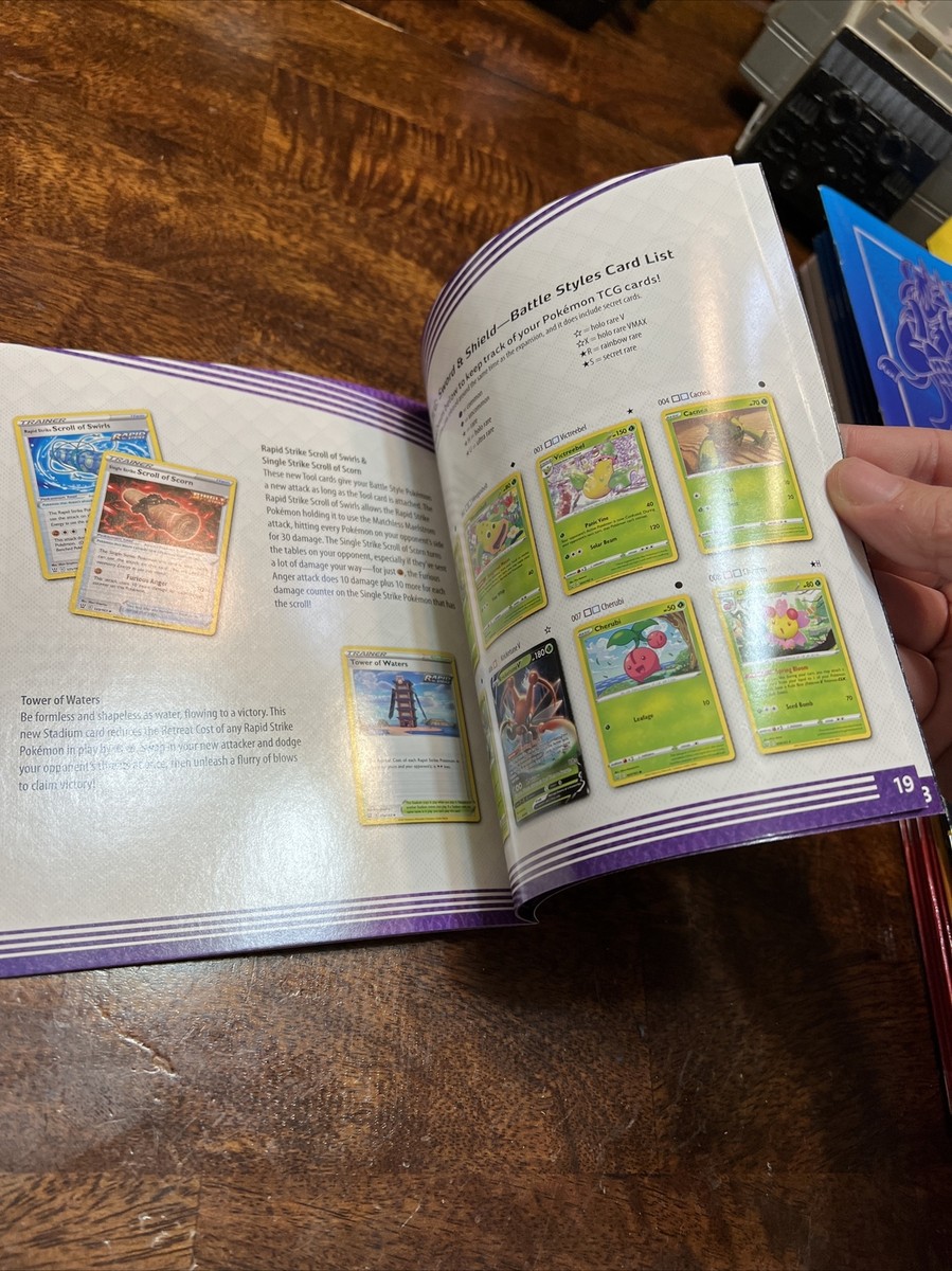 Pokemon - SWSH Battle Styles Blue Rapid Strike Urshifu Player's Guide SHIPS FAST | eBay Pokemon - SWSH Battle Styles Blue Rapid Strike Urshifu Player's Guide SHIPS FAST | eBay