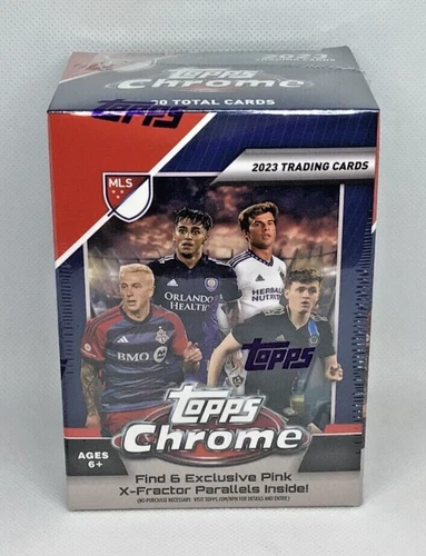 2023 Topps Chrome MLS Major League Soccer - BLASTER BOX - FACTORY SEALED