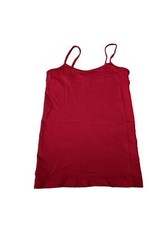 Women's Seamless Cami, Layering Tank Top, Spaghetti Strap Tank, No-Seam Top Red