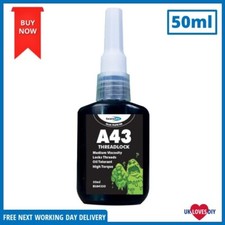A43 Threadlock M. Strength anaerobic Oil Seals Moisture Prevents Corrosion 50ml