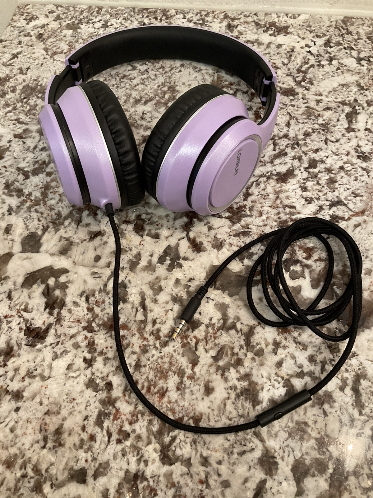 Lorelei X8 Casque Filaire Mic 1,45 M Nylon Anti-nœuds 3,5 Mm, Léger Pliable Portable Smartphone Tablette Ordinateur MP3/4 (Violet Foncé - View #7
