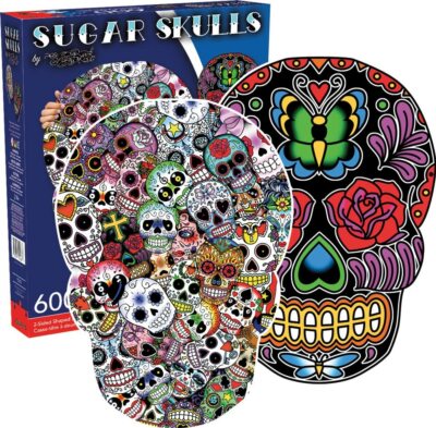 Aquarius Sugar Skulls Jigsaw Puzzle 600 Pieces