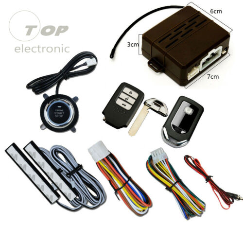 GPS Auto Alarm Sicherheitssystem Druckknopf Start passiv schlüssellos Fernbedienung Kit - Bild 1 von 10