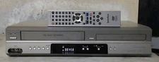 HITACHI DV-PF6E DVD/VHS PLAYER COMBO 6 STEREO HEADS WITH ORIGINAL REMOTE