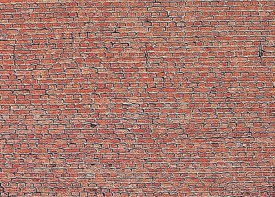 Faller (bulk of 10) Glazed Brick Embossed Panel Material - HO Scale Model