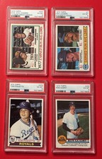 HOF Star Invest Lot of 4 1978 1979 Topps PSA 6 Graded Baseball Cards Ron Guidry