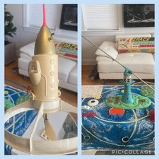 1962 MARX SPACE RANGER FLYING SPACESHIP IN ORIGINAL BOX WORKING RARE, HTF 