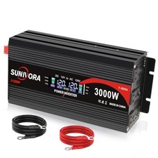 3000W Power Inverter 12V DC to 110V/120V AC Converter 6000W Peak  3000 Watt