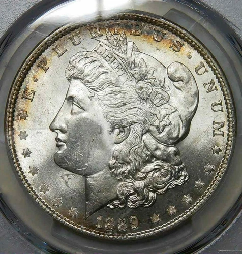 1889__MS 65__Morgan Silver Dollar__Better Grade/Date__PCGS, Unc Coin, $
