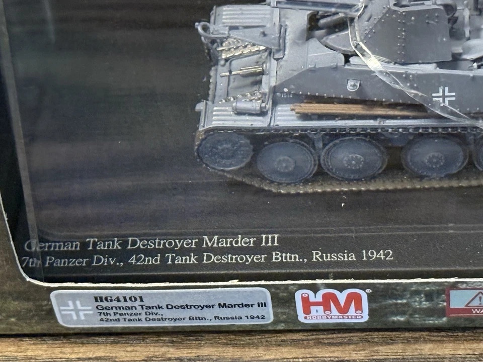 Hobby Master 1:72 German Marder III, 7th Pz. Div., 42nd TD, Russia 1942, HG4101 - Image 2 of 4