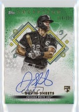 2022 Inception Base Rookie and Emerging Stars Green /125 Gavin Sheets Auto 1n3p