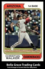 2023 Topps Heritage Christian Walker #165 Arizona Diamondbacks MLB Baseball