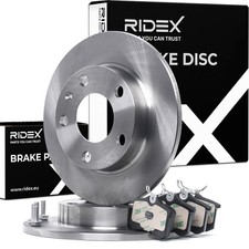 RIDEX Bremsenset Hinten Bremsscheiben Beläge für AUDI A4 Avant (8ED, B7)