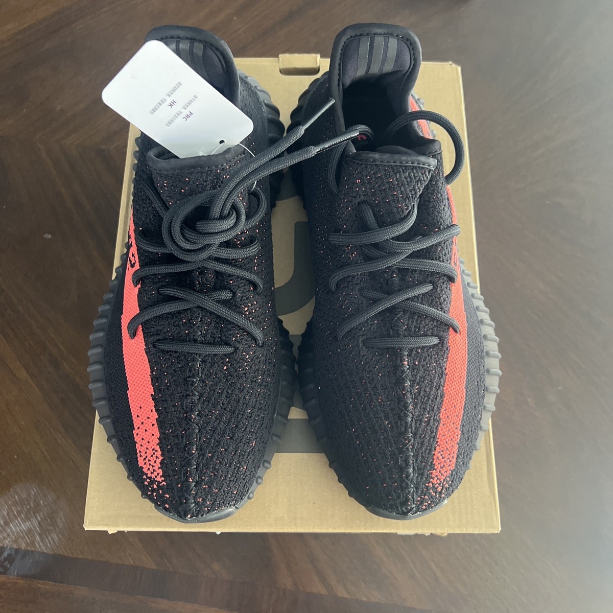 Size 7.5 - adidas Yeezy Boost 350 V2 Low Red Stripe 190308887288| eBay