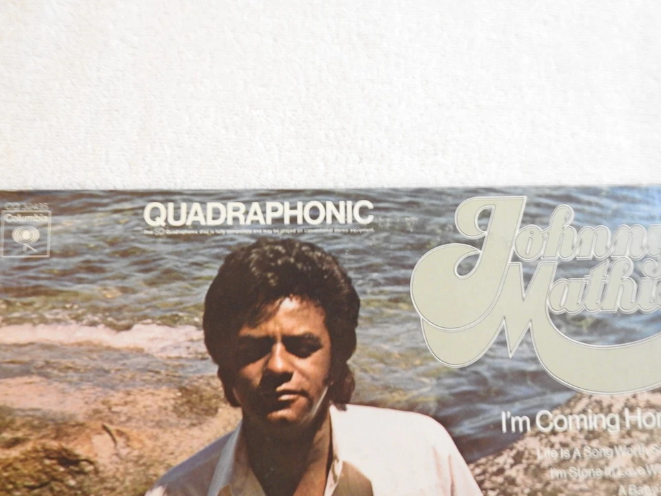 Johnny Mathis "I'm Coming Home" Pristine NEVER PLAYED Quadraphonic Pressing!! - Image 2 of 4
