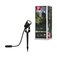 Plug & Shine LED Gartenstrahler Warmweiß Einzelspot IP65 3000K 2W Schwarz