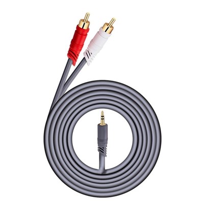 Universal 3.5mm To 2RCA Audios Cable For Home Theater Various Sound Devices