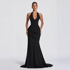 Womens Fashion New Arrival Elegant, Backless, Waist-cinching Dress