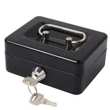 Small Cash Box with Lock and Slot, Lovndi Money Box for Cash, Piggy Bank for Kid