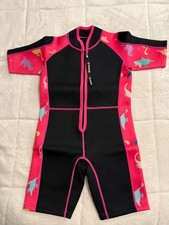 Chriffer Kids Wet Suit 2mm Neoprene Front Zip. Keep Warm For Water Sports Size L