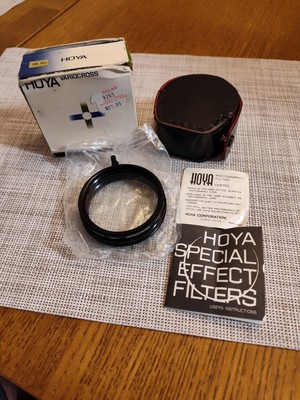 Hoya 58mm PL Japan 58.0s Filter For Special Effect w/Case & Instructions D16