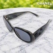 CHANEL 5113-A C.653/e7 Camellia Sunglasses 56 ☐ 16 130 Brown Light green Women
