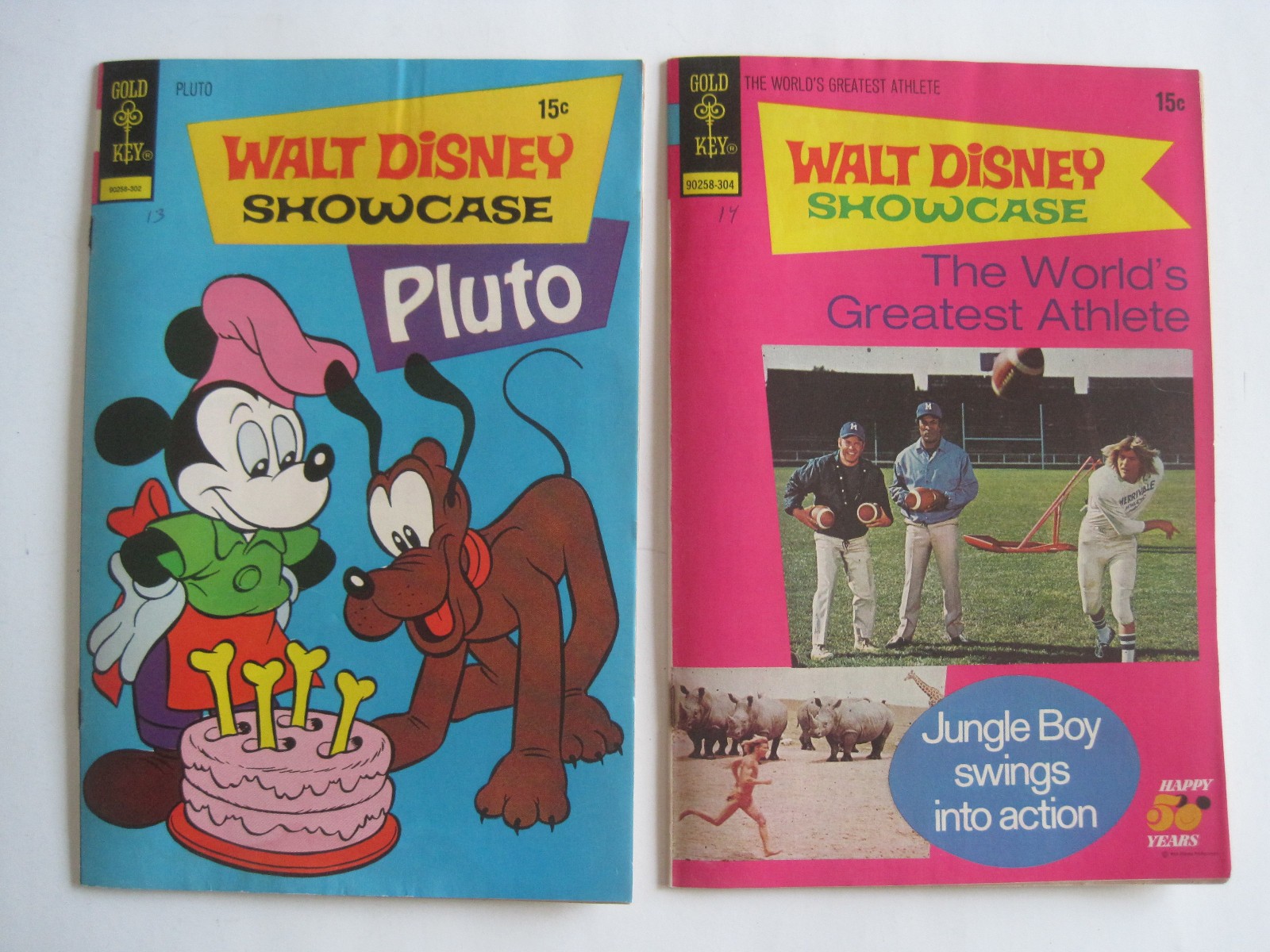 Vintage lot of 42 comics bronze age Gold Key Walt Disney Showcase