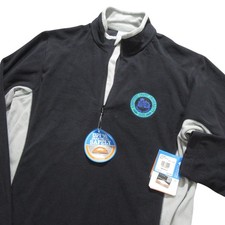 NWT Columbia Mens Pullover Fleece M Black Kentucky State University 100%